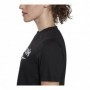 T-Shirt à manches courtes femme Reebok Cropped Identity Noir