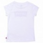 T shirt à manches courtes Enfant Levi's Batwing B Blanc