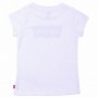 T shirt à manches courtes Enfant Levi's Batwing B Blanc