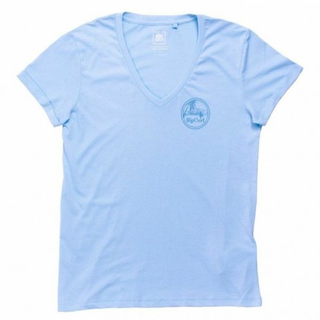 T-Shirt à manches courtes femme Rip Curl Re-entry Bleu clair