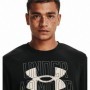 T-Shirt à manches longues homme Under Armour Logo Crew Noir