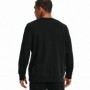 T-Shirt à manches longues homme Under Armour Logo Crew Noir