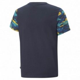 T shirt à manches courtes Enfant Puma Essentials+ Camouflage Enfants Noir