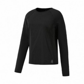 T-Shirt à manches longues femme Reebok Thermowarm Deltapeak Noir