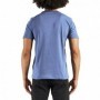 T-Shirt à manches courtes homme Kappa Bleu Homme