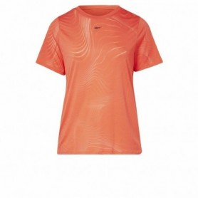 T-Shirt à manches courtes femme Reebok Burnout Orange