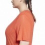 T-Shirt à manches courtes femme Reebok Burnout Orange