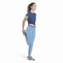 T-Shirt à manches courtes femme Reebok Workout Ready Bleu foncé