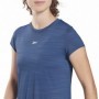 T-Shirt à manches courtes femme Reebok Workout Ready Bleu foncé