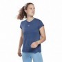 T-Shirt à manches courtes femme Reebok Workout Ready Bleu foncé