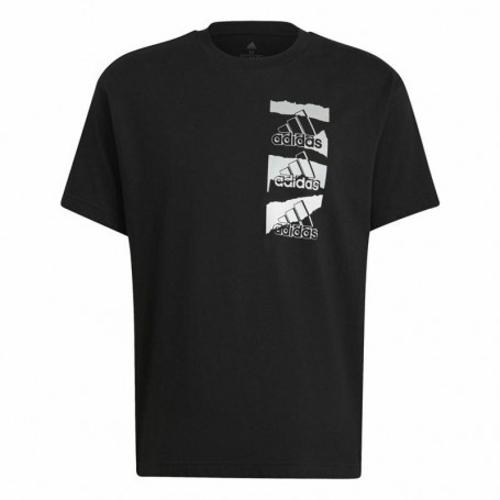 T-shirt à manches courtes homme Adidas Essentials Brandlove Noir