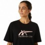 T-Shirt à manches courtes femme Asics Tiger Noir