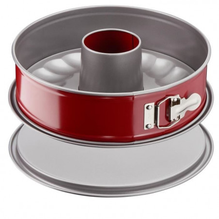 TEFAL Moule à savarin Delibake en acier - Ø 19 cm - Rouge et 28,99 €