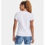 T-Shirt à manches courtes femme Under Armour Graphic Blanc