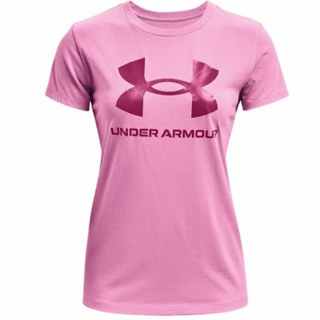 T-Shirt à manches courtes femme Under Armour Graphic Rose