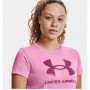 T-Shirt à manches courtes femme Under Armour Graphic Rose