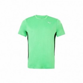 Maillot de Corps de Sport à Manches Coupe Puma Running Vert