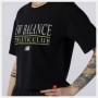 T-Shirt à manches courtes femme New Balance Essentials Athletic Club Boxy Noir