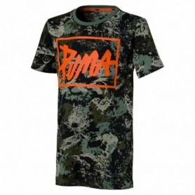 T shirt à manches courtes Enfant Puma Style Graphic Vert