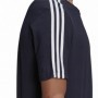 T-Shirt à manches courtes homme Essentials 3 bandas Adidas Legend Ink Bleu Bleu foncé