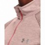 T-Shirt à manches courtes femme Under Armour Tech 1/2 Zip Rose