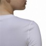 T-Shirt à manches courtes femme Adidas Techfit Training Blanc