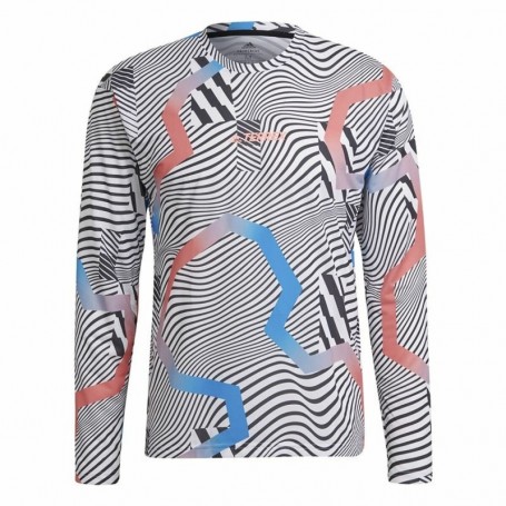 T-Shirt à manches longues homme Adidas Terrex Primeblue Trail Blanc