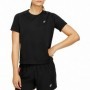 T-Shirt à manches courtes femme Asics Icon SS Noir