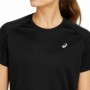 T-Shirt à manches courtes femme Asics Icon SS Noir