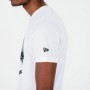 T-Shirt à manches courtes homme New Era Essential Visor Sticker Blanc