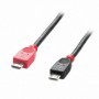 Lindy 31759 câble USB 1 m USB 2.0 Micro-USB B Noir