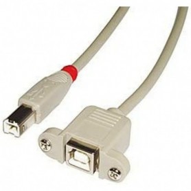 Câble USB LINDY 31801 Noir Gris 1 m
