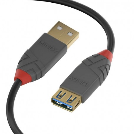 Lindy 36760 câble USB 0,5 m USB 3.2 Gen 1 (3.1 Gen 1) USB A Noir