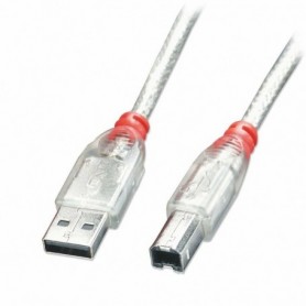 Câble USB A vers USB B LINDY 41754 3 m Blanc