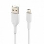 Belkin CAA001BT3MWH câble Lightning 3 m Blanc