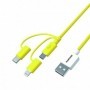 Câble USB Pantone PT-USB003Y1 Jaune 1,2 m