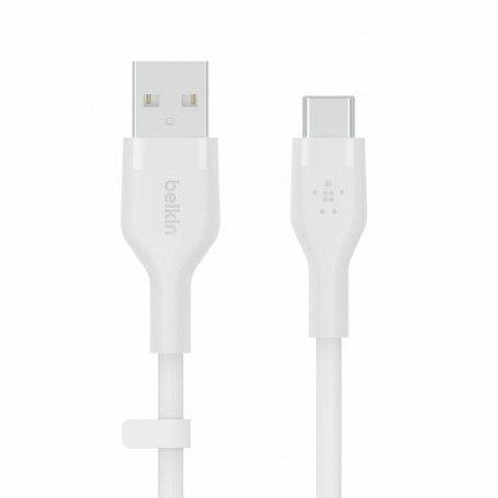 Belkin Boostcharge Flex câble USB 1 m USB 2.0 USB A USB C Blanc