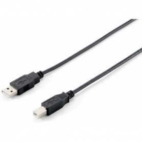Câble USB A vers USB B Equip 128861 3 m Noir