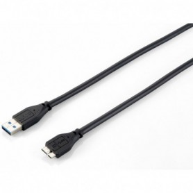 Câble USB 3.0 A vers Micro USB B Equip 128397 Noir 1,8 m