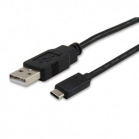 Câble USB A vers USB C Equip 12888107 Noir 1 m