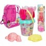 Set de jouets de plage Barbie 8 Pièces 18 x 16 x 18 cm