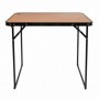 Table Piable Aktive De Camping Bambou 80 x 67 x 60 cm
