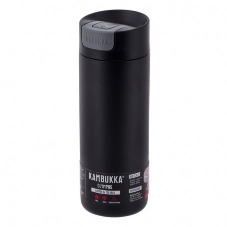 Thermos Kambukka Olympus Noir Acier inoxydable 500 ml