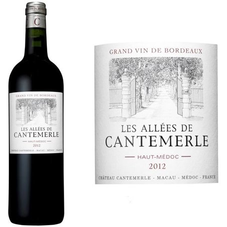 Les Allées de Cantemerle 2019 Haut Médoc 40,99 €