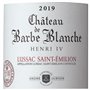 Château de Barbe Blanche Cuvée Henri IV 2020 Lussac Saint-Emilion 31,99 €