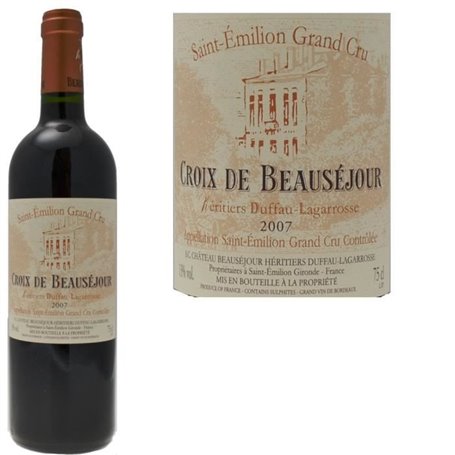 Croix de Beausejour 2007 Saint-Emilion Grand Cru 45,99 €