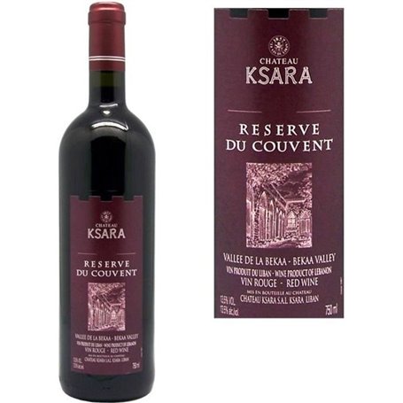 Château Ksara Réserve du Couvent Vallée de la Bekaa 31,99 €