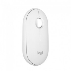 LOGITECH - Souris sans fil - Pebble Mouse 2 M350s - Blanc - (910-00701