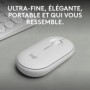 LOGITECH - Souris sans fil - Pebble Mouse 2 M350s - Blanc - (910-00701