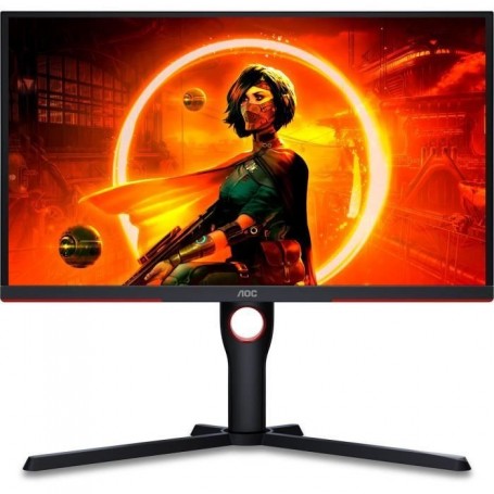 Ecran PC Gaming - AOC - 25G3ZM/BK - 24.5 VA FHD 0.5ms 240Hz HDMI Displ